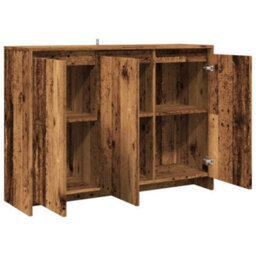 Berkfield Sideboard Old Wood 102X33X75 Cm Engineered Wood - thumbnail 7