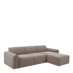 Wyld Haus Bilbao Boucle Beige Chaise Longue Sofa 3-Seater Right-Hand - thumbnail 3