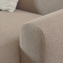 Wyld Haus Bilbao Boucle Beige Chaise Longue Sofa 3-Seater Right-Hand - thumbnail 5