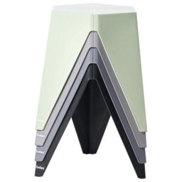 Beliani Set Of 4 Garden Stools Karavos Multicolour - thumbnail 5