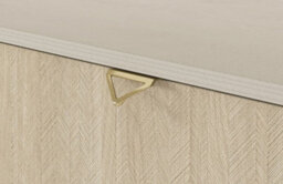 Arte Elegant Forest Large Sideboard Cabinet H800mm W1580mm D380mm - Beige & Oak Scandi For Modern Living Spaces - thumbnail 5