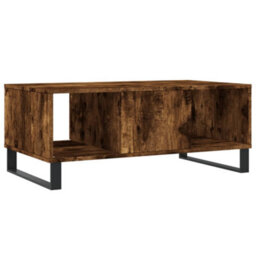 Berkfield Coffee Table Smoked Oak 90X50X36.5 Cm Engineered Wood - thumbnail 8