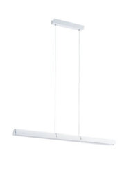 Eglo Caldina White And Chrome Led Ceiling Pendant Light Dimmable 2500 Lumens Warm White 3000K