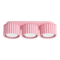 Luminosa Lighting Luminosa Aura Surface Mounted Downlight Pink 3X Gx53