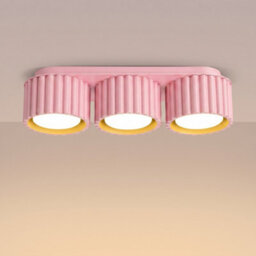 Luminosa Lighting Luminosa Aura Surface Mounted Downlight Pink 3X Gx53 - thumbnail 3
