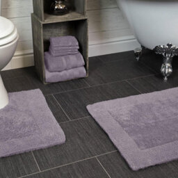 Allure Bath Fashions Elegance Reversible Heavyweight Pedestal Mat - Heather - thumbnail 3