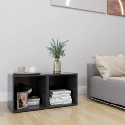 Berkfield Tv Cabinets 2 Pcs Grey 37X35X37 Cm Engineered Wood - thumbnail 7