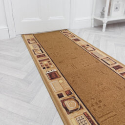 Jena Hallway Runner Rug - Hardwearing, Non-Slip & Durable Carpet For Hall, Kitchen & Corridor - thumbnail 1