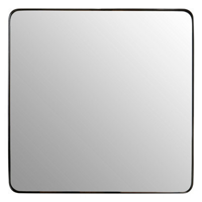 Orsina Candi Cindy Gold Finish Squared Wall Mirror - image 1