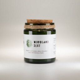 Serenityy Luxury Woodland Zest Soy Wax Candle 150G - Woodwick, 26H Burn Time, Hand Poured - thumbnail 3
