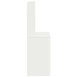 Walplus Desk With Shelves White 100X45X140 Cm Engineered Wood - thumbnail 5