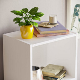Lassic Vida Designs Oxford White 4 Tier Cube Bookcase Freestanding Shelving Unit (H)1060mm (W)320mm (D)240mm - thumbnail 3