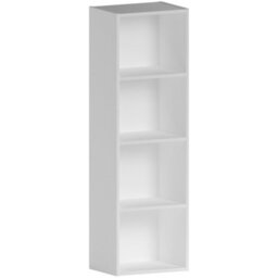 Lassic Vida Designs Oxford White 4 Tier Cube Bookcase Freestanding Shelving Unit (H)1060mm (W)320mm (D)240mm - thumbnail 7