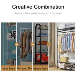 Large Space Clothes Rack Garment Hanger Stand - thumbnail 6