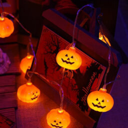 Halloween Decoration, 10Ft 20 Led Pumpkin String Lights, Battery Operated Steady Waterproof Halloween Lights For Party Decorations - thumbnail 1