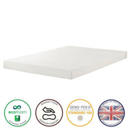 Aspire Memory Foam Mattress For Kids Beds & Childrens Bunk Beds, Size Single - thumbnail 2