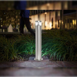 Long Life Lamps Company Modern Stainless Steel Led 12 Volt Bollard Garden Post Light Zlc045 - thumbnail 7