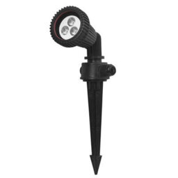 Luminosa Lighting Luminosa Tidian 1 Light Outdoor Spotlight Black Ip65 - thumbnail 1