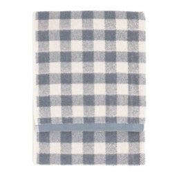 Yard Barton Gingham Check 100% Cotton Hand Towel, Denim Blue, 50 X 100Cm - thumbnail 2