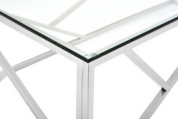 Orsina Allure Stainless Steel Geometric Coffee Table - thumbnail 5