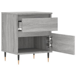 Berkfield Bedside Cabinets 2 Pcs Grey Sonoma 40X35X50 Cm Engineered Wood - thumbnail 7