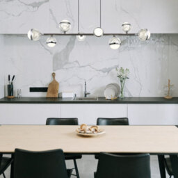 Luminosa Lighting Luminosa Untsy Bar Pendant Ceiling Light Titanium Color Brushed 8X Led Dimmable 2700-6000K Remote Control - thumbnail 7