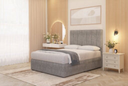Somnior Beds Somnior Austin Divan Bed Set With Midnight Pocket Sprung Mattress And Headboard Grey Tweed - thumbnail 4