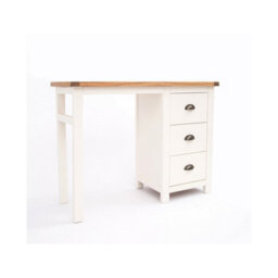 Cabinet Bits Lovere 3 Drawer Desk - Dressing Table Brass Cup Handle - thumbnail 3