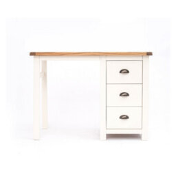 Cabinet Bits Lovere 3 Drawer Desk - Dressing Table Brass Cup Handle
