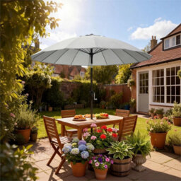 2M Shanghai Garden Parasol Umbrella Outdoor Sun Shade - thumbnail 4
