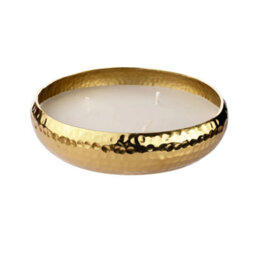 Marco Paul Scented 3 Wick Candle Dish - Gold - thumbnail 2