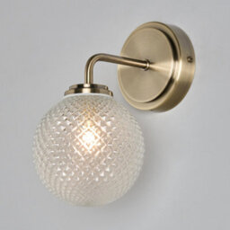 Litecraft Merrilyn Antique Brass Bathroom Wall Light - thumbnail 3