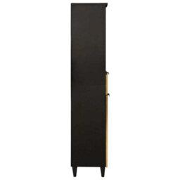Walplus Bathroom Cabinet With Drawer Black And Gold 38 X 33 X 160 Cm - thumbnail 4