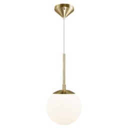 Nordlux Grant Glass Pendant Light Hand Blown Glass Brass,mains - thumbnail 2