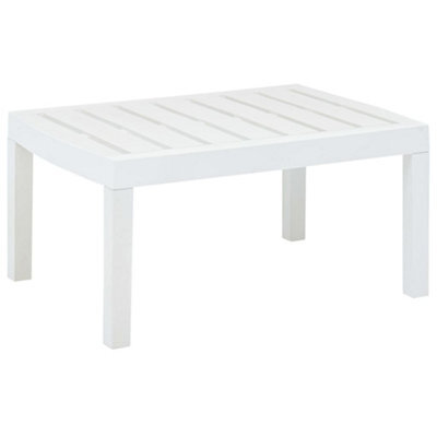 Walplus Garden Table White 78X55X38 Cm Plastic - image 1