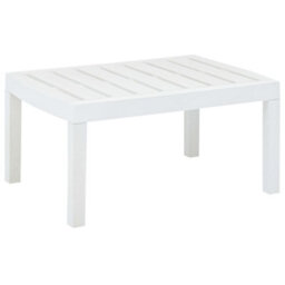 Walplus Garden Table White 78X55X38 Cm Plastic - thumbnail 1