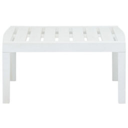 Walplus Garden Table White 78X55X38 Cm Plastic - thumbnail 2