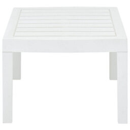 Walplus Garden Table White 78X55X38 Cm Plastic - thumbnail 3