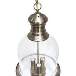 Long Life Lamps Company Vintage Glass Pendant Light Brass Hanging Antique Ceiling Chandelier Candle Lantern M0121 - thumbnail 5