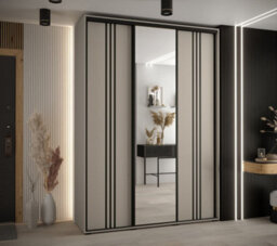 Arte Elegant Dakota Vii Sliding Door Wardrobe 1700mm - Spacious Storage With Mirrored Door, Hanging Rails, And Shelves H2350mm D600mm - thumbnail 2