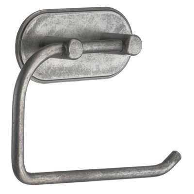 Beslagsboden - Design Toilet Roll Holder In Pewter Self-Adhesive