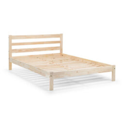 Oakham Bay Bed - Unfinished Pine -  Double (135Cm) - thumbnail 1