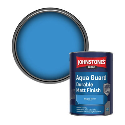 Johnstone's Trade Wood & Metal Aqua Guard Durable Matt Paint Magical Merlin (Ppg1241-5) 1L - image 1