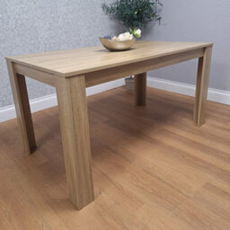 Kosy Koala Dining Table Set Oak Effect Table With 2 Grey Velvet Dining Chairs And 2 Black Benches - thumbnail 9