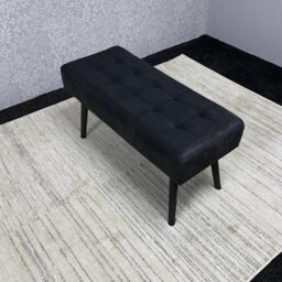 Kosy Koala Dining Table Set Oak Effect Table With 2 Grey Velvet Dining Chairs And 2 Black Benches - thumbnail 8