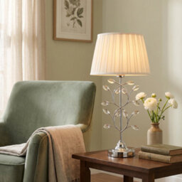 Happy Homewares Modern Tree Branch Designed Table Lamp Base In Plated Polished Chrome - thumbnail 5