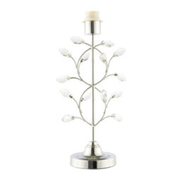 Happy Homewares Modern Tree Branch Designed Table Lamp Base In Plated Polished Chrome - thumbnail 1
