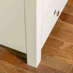 Cornish White 2 Over 3 Chest Of Drawers Fully Assembled - By Roseland Furniture - thumbnail 9
