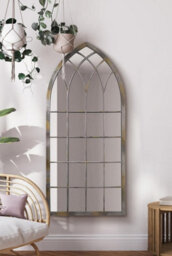Mirroroutlet The Somerley Extra Large Rustic Metal Arched Decorative Mirror 161Cm X 72Cm - thumbnail 5