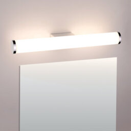 Tcp White 400mm Ip44 Tubular Mirror Bathroom Wall Light 8W - thumbnail 1